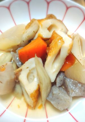 【おでん風】根菜とちくわの煮物-レシピのメイン写真