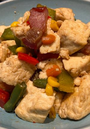 Porky Scrambled Tofu-レシピのメイン写真