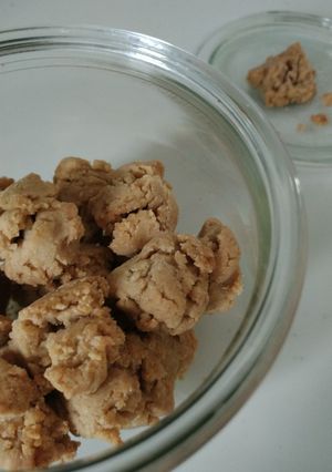 卵不使用☆米粉のきな粉ドロップクッキー-レシピのメイン写真