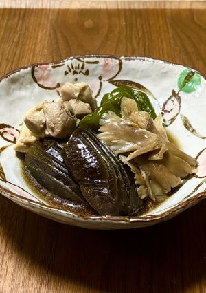 ウスヒラタケと茄子の煮浸し-レシピのメイン写真