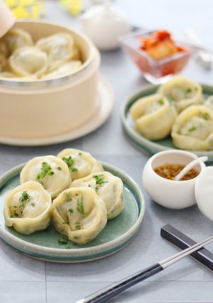 肉なしヘルシー！ニラマンドゥ（韓国餃子）-レシピのメイン写真