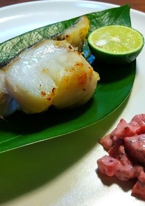 鱈塩麹漬けと新生姜のピンクタルタルソース-レシピのメイン写真