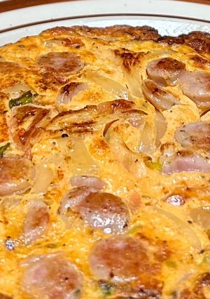 玉ねぎとトマトのスペイン風オムレツ-レシピのメイン写真