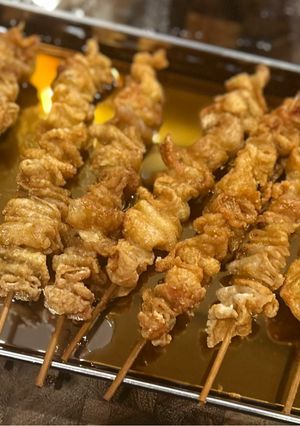鶏皮揚げ串-レシピのメイン写真