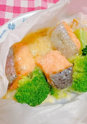 手抜き鮭温野菜【冷凍保存可】-レシピのメイン写真