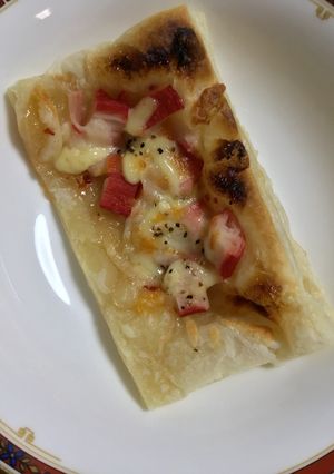 カニカマとチーズのスイートチリソースパイ-レシピのメイン写真