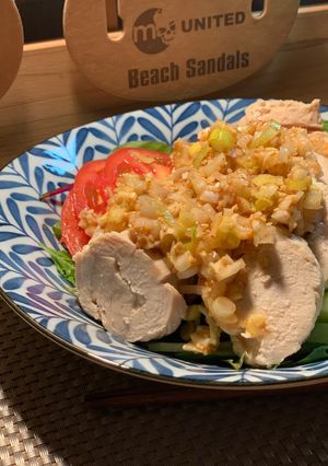味噌ねぎ棒棒鶏❕-レシピのメイン写真