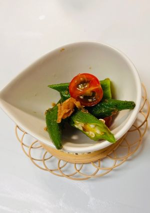 オクラとトマトの煮浸し風-レシピのメイン写真