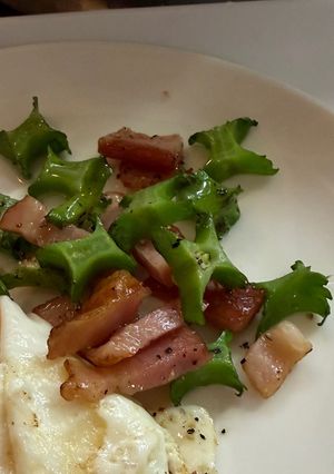 付け合せにピッタリ✨️四角豆とベーコンの炒め物-レシピのメイン写真