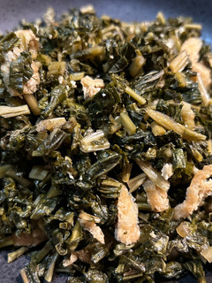 大根の干葉と油揚げを麺つゆで炒めただけ-レシピのメイン写真