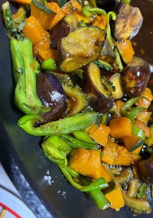 夏野菜の甘辛炒め-レシピのメイン写真