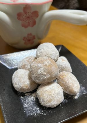 簡単!きな粉のさっくりスノークッキー♪♪-レシピのメイン写真