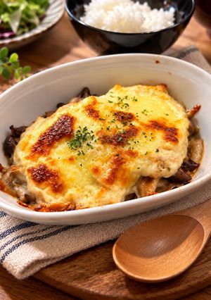 きのこたっぷり🍄‍🟫ふんわり豆腐の和風グラタン-レシピのメイン写真