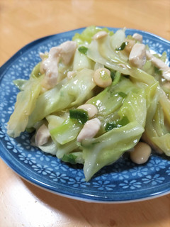 大豆ととりこまのキャベツあんかけ-レシピのメイン写真