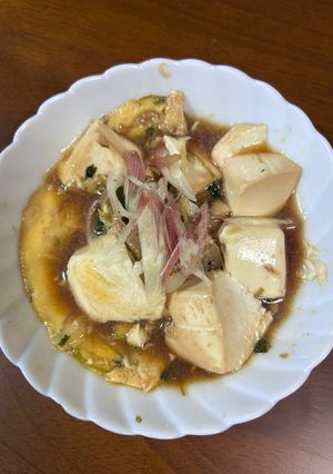 みつばと豆腐の卵とじ-レシピのメイン写真