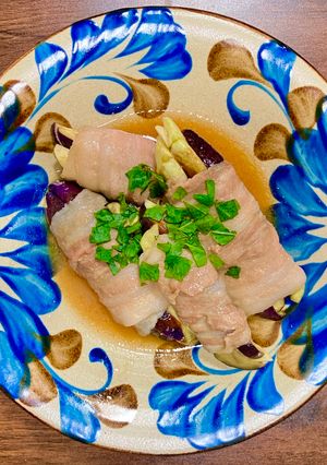 タサン志麻☆ナスの豚バラ肉巻きレンジ蒸し-レシピのメイン写真