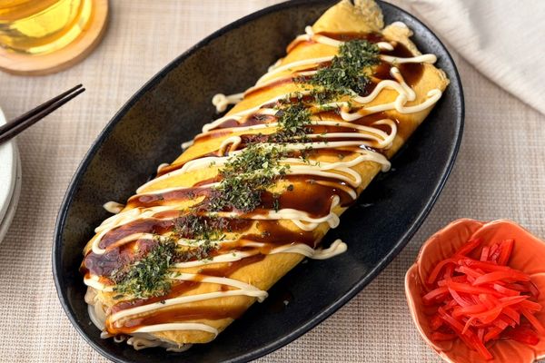 初心者も上手く作れる！もやし使い切りとんぺい焼き