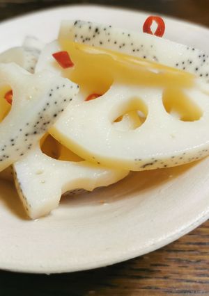 皮付き酢れんこん-レシピのメイン写真