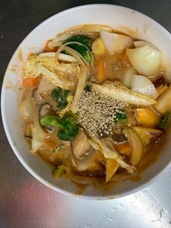 お一人様洋風シチュー味根菜たっぷり野菜炒-レシピのメイン写真