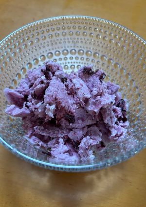甘酒での甘さで罪悪感なし！ブルーベリーアイス🍨-レシピのメイン写真