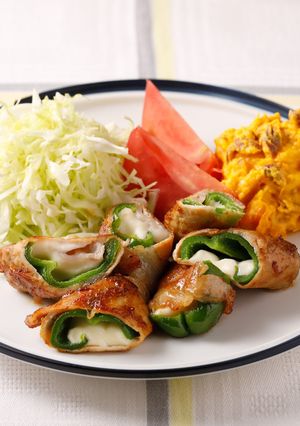 「さけるチーズ」とピーマンの豚肉巻き-レシピのメイン写真