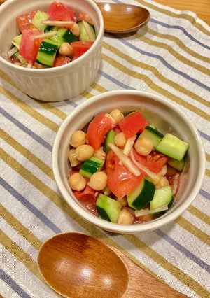 🍅カラフル🥒簡単サラダ🥗-レシピのメイン写真