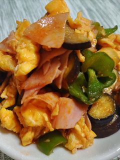 卵と茄子の旨ケチャップ炒め※簡単朝ご飯-レシピのメイン写真
