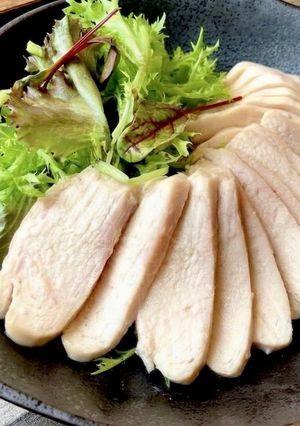 レンジで3分*魔法のしっとりサラダチキン-レシピのメイン写真