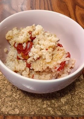 完熟トマトの炊き込みご飯-レシピのメイン写真