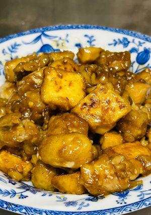鶏肉と厚揚げの甘辛炒め-レシピのメイン写真