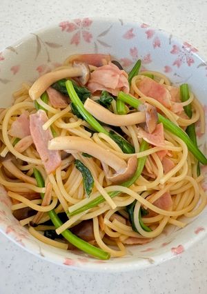 簡単適当和風パスタ-レシピのメイン写真