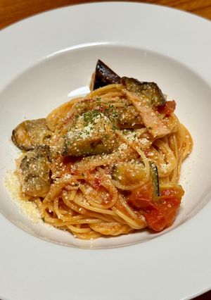 茄子トマトパスタ-レシピのメイン写真