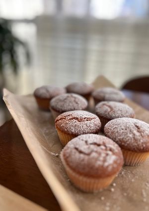 米粉で簡単　レモンカップケーキ-レシピのメイン写真