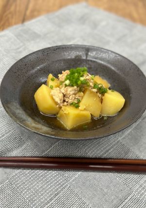 レンジで簡単！じゃがいものそぼろ煮-レシピのメイン写真