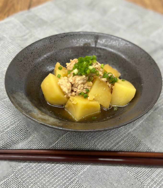 レンジで簡単!じゃがいものそぼろ煮-レシピのメイン写真