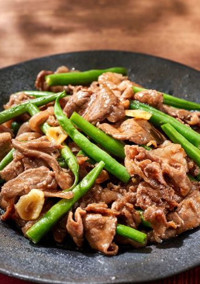 いんげんと牛肉の甘辛炒め-レシピのメイン写真