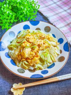 ♡焼肉のたれでキャベツと卵の炒め物♡-レシピのメイン写真
