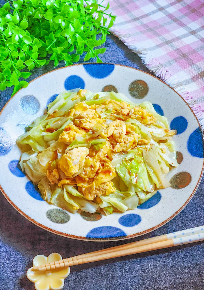 ♡焼肉のたれでキャベツと卵の炒め物♡-レシピのメイン写真