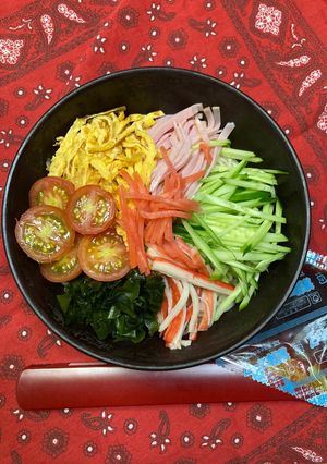 冷やし中華弁当-レシピのメイン写真