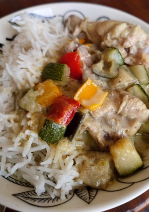 ホーキンス圧力鍋でグリーンカレー-レシピのメイン写真