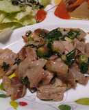 塩ダレといったらコレ✾豚肉の塩だれ