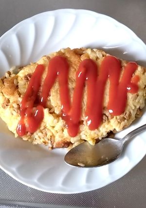 納豆オムライスもどき-レシピのメイン写真