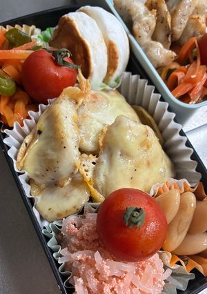 愛妻？弁当⑩(鶏肉チーズのせ)-レシピのメイン写真