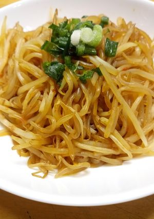 節約にも♪ヘルシーしらたきもやし炒め-レシピのメイン写真