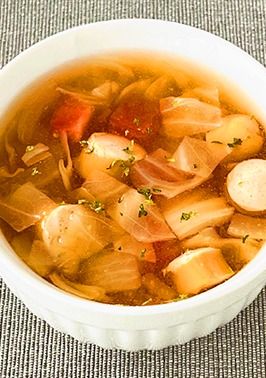 湯煎で作る🍲具だくさんの野菜スープ-レシピのメイン写真