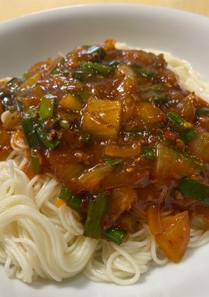 残りもので『麻婆そうめん』-レシピのメイン写真