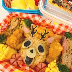 รูปของ 99日鹿のキャラ弁　お弁当