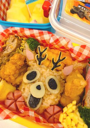 99日鹿のキャラ弁　お弁当-レシピのメイン写真
