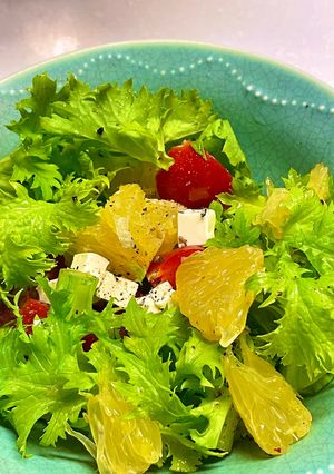 わさび菜と夏みかんのサラダ-レシピのメイン写真