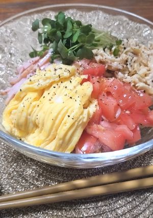 切り干し大根ヨーグルト戻し乗せ冷やし中華-レシピのメイン写真